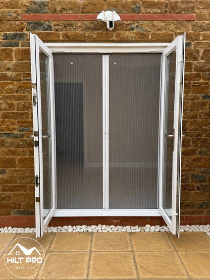 Premium Double Pleated Fly Screen for French, Double & Sliding Doors