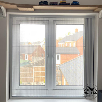 Premium Dual-Function Sunshade & Double Door Fly Screen